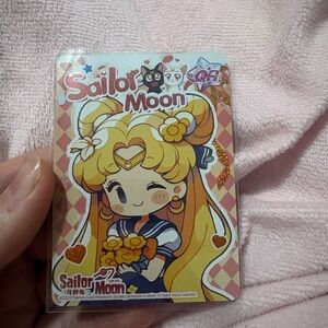 Sailor Moon card Japanese card of her as chbi
